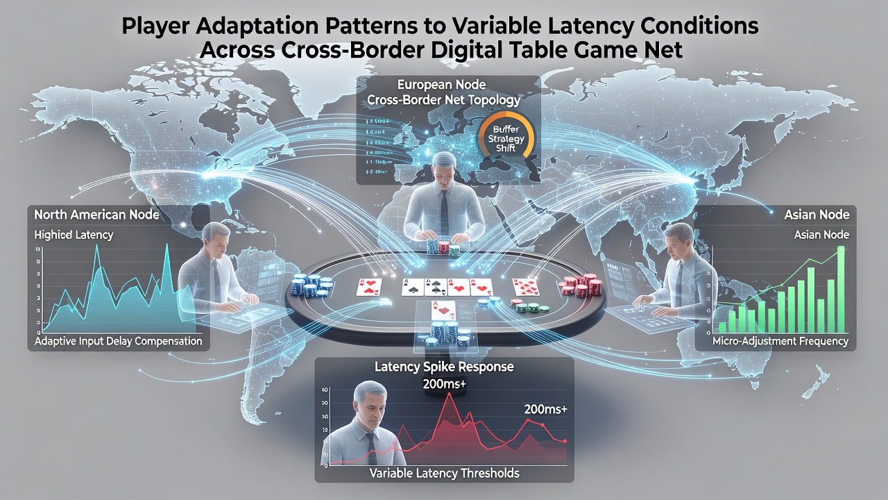 Network latency graphs overlaid on multi-table digital gaming interfaces during July 2026 peak periods
